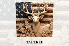 3D Deer Tumbler Wrap | 3D Patriotic Tumbler Wrap Product Image 3