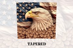 3D Eagle Tumbler Wrap | 3D Patriotic Tumbler Product Image 3