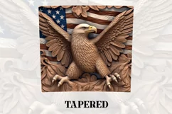3D Eagle Tumbler Wrap | 3D Patriotic Tumbler Wrap Product Image 3