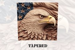 3D Eagle Tumbler Wrap | 3D Patriotic Tumbler Wrap Product Image 3