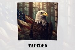 3D Eagle Tumbler Wrap | 3D Patriotic Tumbler Wrap Product Image 3