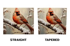 Red Cardinal Tumbler Wrap Bundle | Christmas | Sublimation Product Image 4