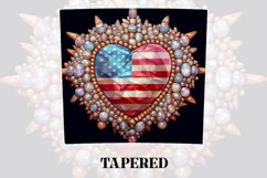 3D Jewels and crystals Tumbler Wrap | 3D Patriotic Tumbler Product Image 3