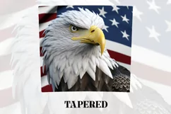 3D Eagle Tumbler Wrap | 3D Patriotic Tumbler Product Image 3