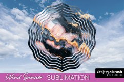 Marble Wind Spinner - Marble Texture Spinner Sublimation Product Image 1