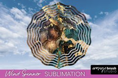 Marble Wind Spinner - Marble Texture Spinner Sublimation Product Image 1