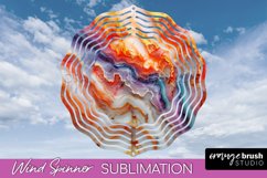 Marble Wind Spinner - Marble Texture Spinner Sublimation Product Image 1