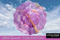 Marble Wind Spinner - Marble Texture Spinner Sublimation Product Image 1