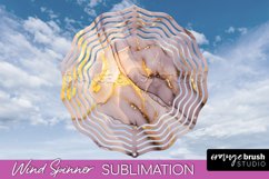 Marble Wind Spinner - Marble Texture Spinner Sublimation Product Image 1