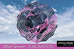 Marble Wind Spinner - Marble Texture Spinner Sublimation Product Image 1