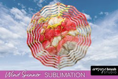Marble Wind Spinner - Marble Texture Spinner Sublimation Product Image 1