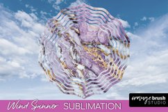 Marble Wind Spinner - Marble Texture Spinner Sublimation Product Image 1