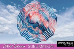 Marble Wind Spinner - Marble Texture Spinner Sublimation Product Image 1