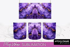 Marble Mug Wrap - 3D Marble Texture Mug Sublimation Design Product Image 1