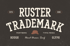 Mortberg - Rough Vintage Hand Drawn Slab Serif Product Image 4