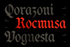 Devonxa - Gothic Blackletter Font Product Image 4