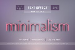 Minimalism Editable Text Effects, Graphic Styles Product Image 5