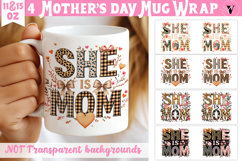 Mug wrap | Mothers day mug | She is MOM Product Image 1