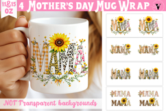 Mug wrap | Sunflower | MAMA sublimation Product Image 1
