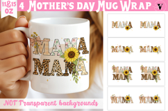 Mug wrap | Sunflower | MAMA sublimation Product Image 1