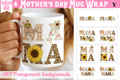 Mug wrap | Sunflower | MAMA sublimation Product Image 1