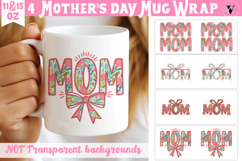 Mug wrap | Mothers day mug | Mom sublimation Product Image 1