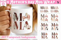 Mug wrap | Bow | MAMA sublimation Product Image 1