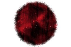 Mono Color Space Illustration Sublimation Designs. Product Image 3
