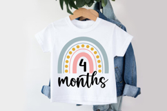 4 Months SVG | Baby Milestone SVG | Baby SVG | Newborn SVG Product Image 3