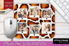 Animal Print Photo Mouse Pad PNG - Wild Animal Picture Frame Product Image 1