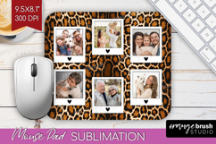 Animal Print Photo Mouse Pad PNG - Wild Animal Picture Frame Product Image 1