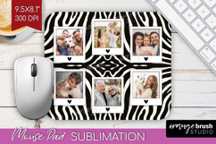 Animal Print Photo Mouse Pad PNG - Wild Animal Picture Frame Product Image 1