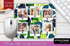 Eucalyptus Photo Mouse Pad PNG - Botanical Picture Frame Pad Product Image 1