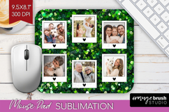 Glitter Photo Mouse Pad PNG - Sparkle Picture Frame Mouse Product Image 1