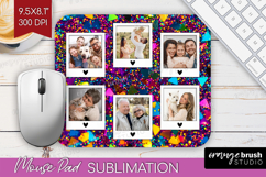 Glitter Photo Mouse Pad PNG - Sparkle Picture Frame Mouse Product Image 1