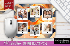 Rose Gold Photo Mouse Pad PNG - Abstract Picture Frame Mouse Product Image 1