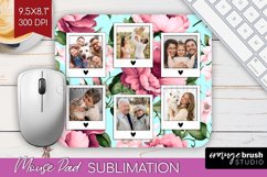 Spring Photo Mouse Pad PNG - Flowers Picture Frame Mouse Pad Product Image 1
