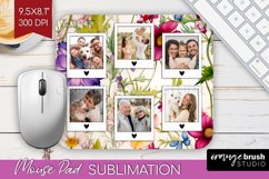 Spring Photo Mouse Pad PNG - Flowers Picture Frame Mouse Pad Product Image 1