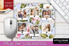 Spring Photo Mouse Pad PNG - Flowers Picture Frame Mouse Pad Product Image 1