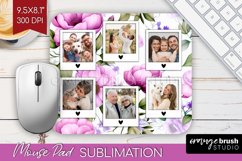 Spring Photo Mouse Pad PNG - Flowers Picture Frame Mouse Pad Product Image 1