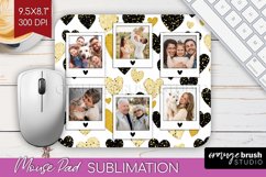 Valentines Day Photo Mouse Pad PNG - Heart Picture Frame Pad Product Image 1