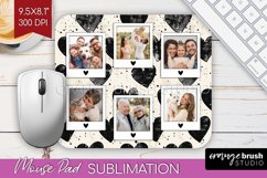 Valentines Day Photo Mouse Pad PNG - Heart Picture Frame Pad Product Image 1