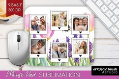 Wildflowers Photo Mouse Pad PNG - Floral Picture Frame Mouse Product Image 1
