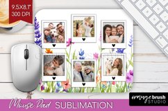 Wildflowers Photo Mouse Pad PNG - Floral Picture Frame Mouse Product Image 1