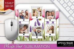 Wildflowers Photo Mouse Pad PNG - Floral Picture Frame Mouse Product Image 1