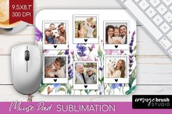 Wildflowers Photo Mouse Pad PNG - Floral Picture Frame Mouse Product Image 1