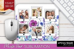Wildflowers Photo Mouse Pad PNG - Floral Picture Frame Mouse Product Image 1
