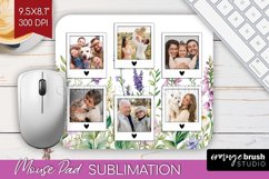 Wildflowers Photo Mouse Pad PNG - Floral Picture Frame Mouse Product Image 1