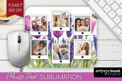 Wildflowers Photo Mouse Pad PNG - Floral Picture Frame Mouse Product Image 1