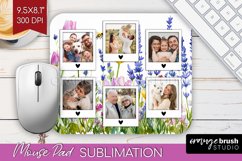 Wildflowers Photo Mouse Pad PNG - Floral Picture Frame Mouse Product Image 1